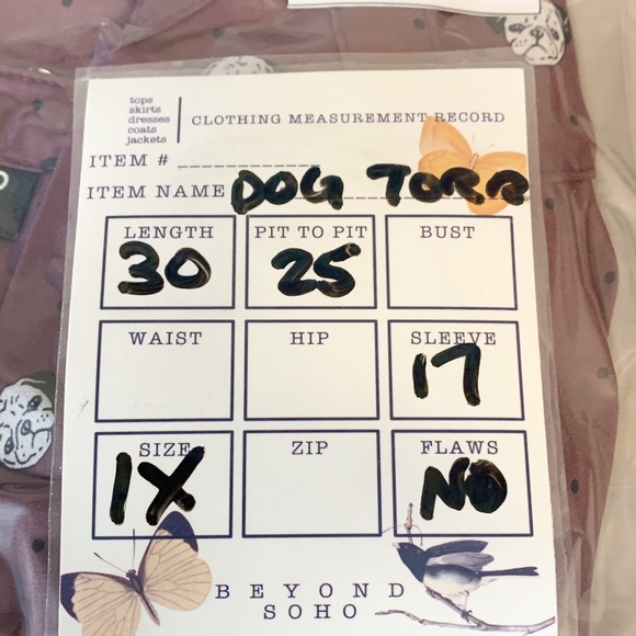 🕊️SOLD🕊️ Torrid Womens Dog Print Harper Georgette Pullover Blouse Plus Size 1X - Picture 13 of 16